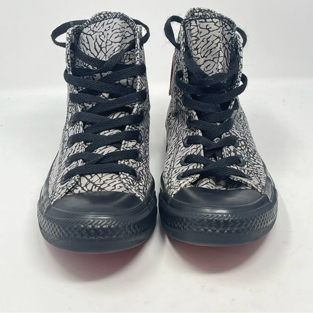 Converse X Shoe Palace All Star High Shoes Womens 8 Black Gray Red Elephant